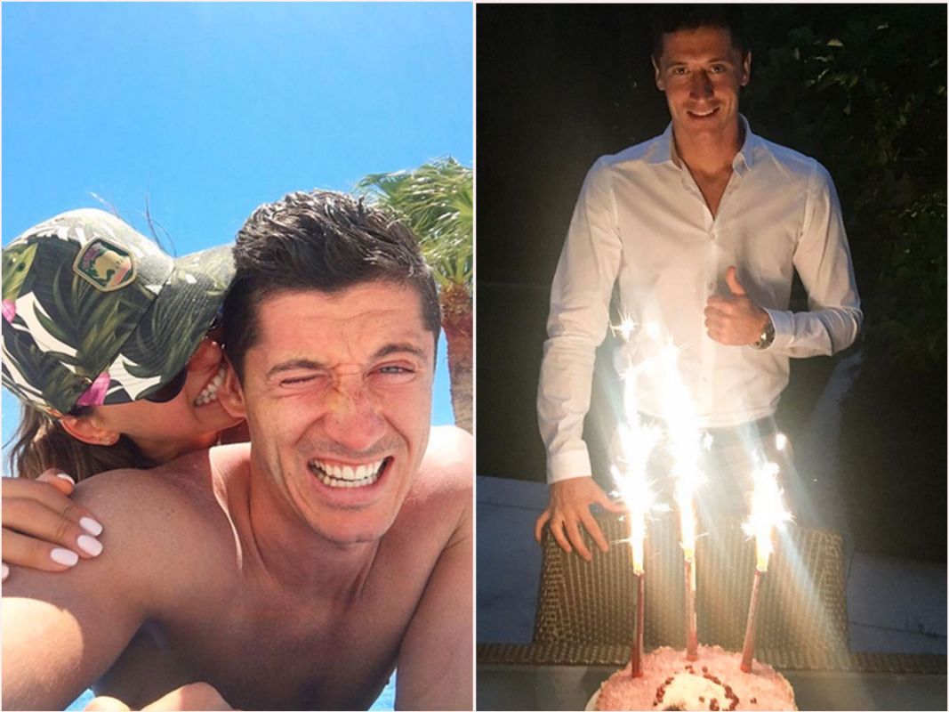 Robert Lewandowski świętował urodziny