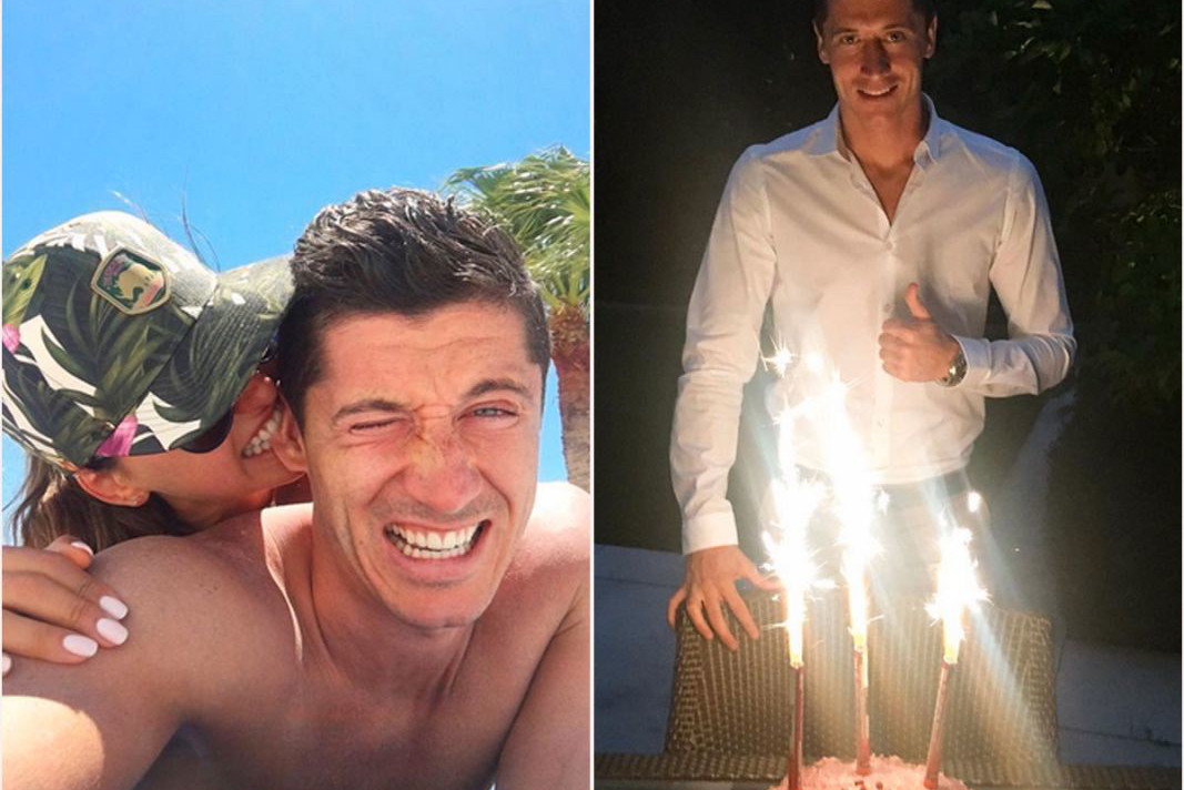 Robert Lewandowski świętował urodziny
