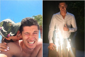 Robert Lewandowski świętował urodziny