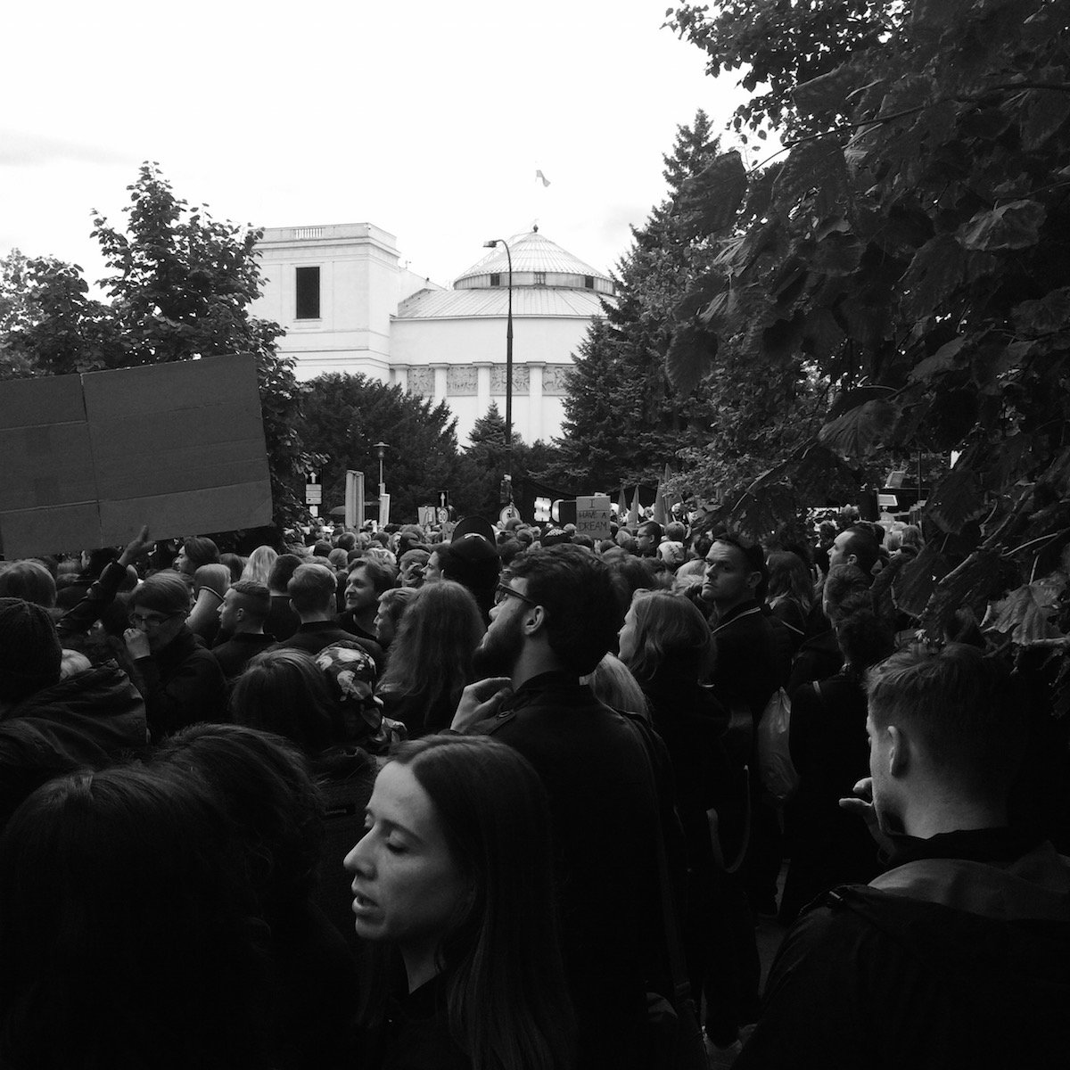 Protest kobiet w Warszawie