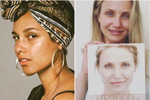 Alicia Keys, Cameron Diaz nomakeup