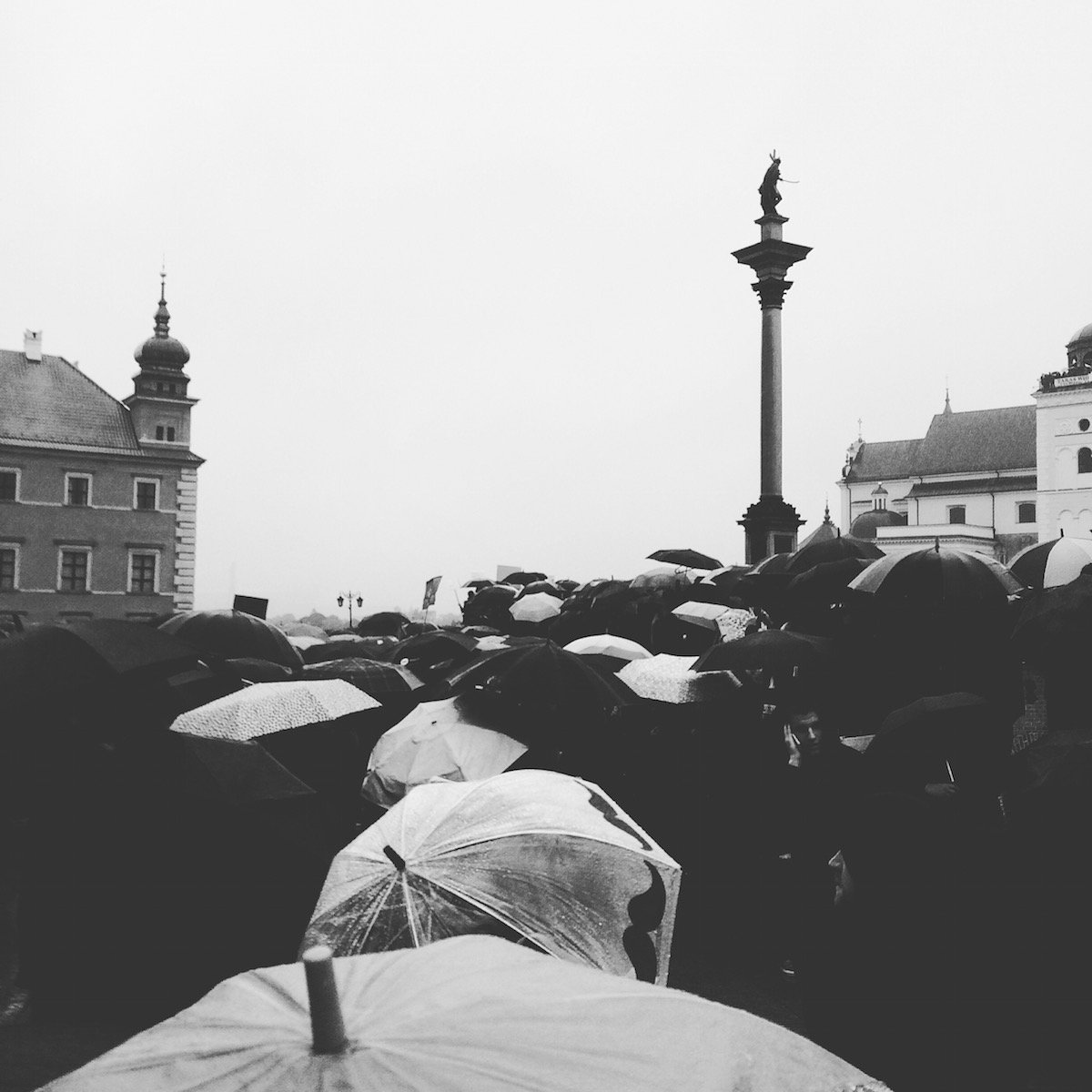 Protest kobiet w Warszawie