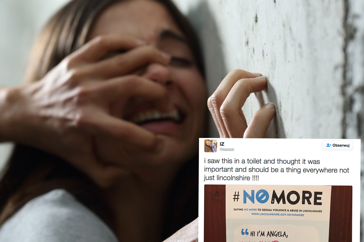 Dziewczyna doznająca przemocy seksualnej