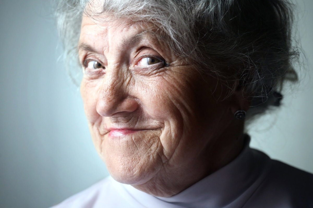babcia o uroczym spojrzeniu