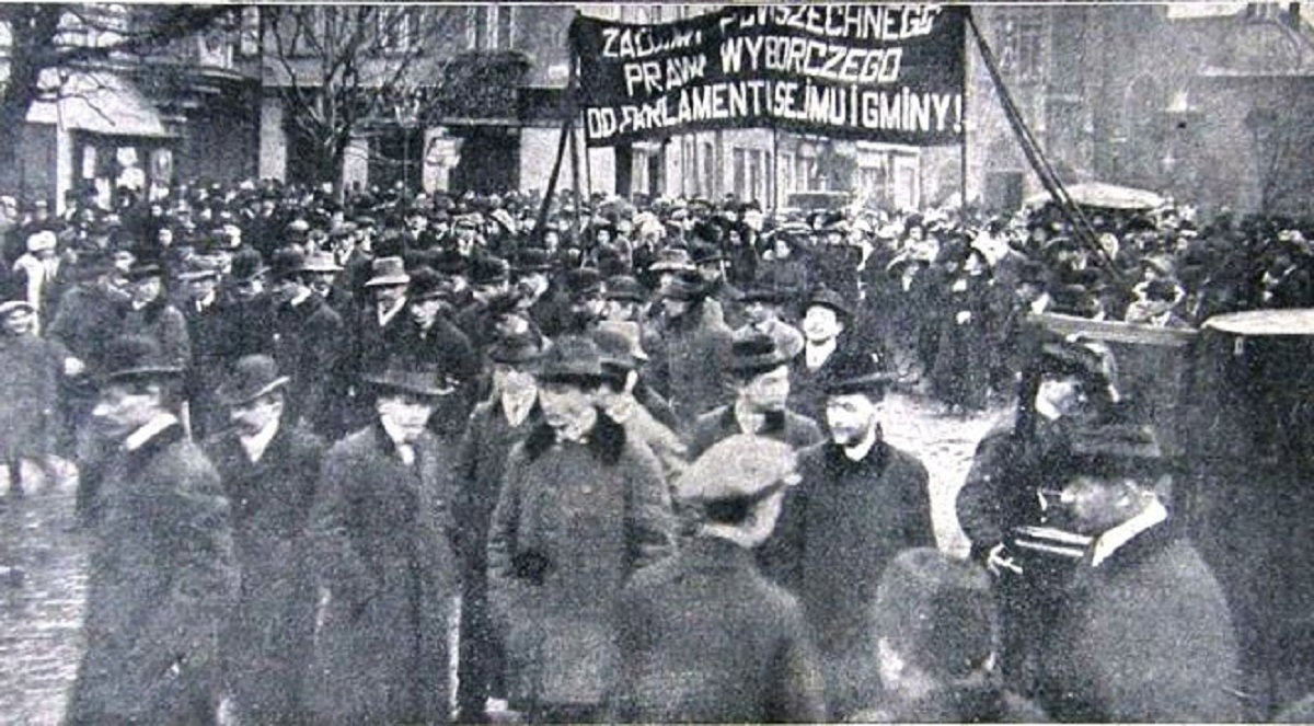 Sufrażystki w Krakowie, 1911
