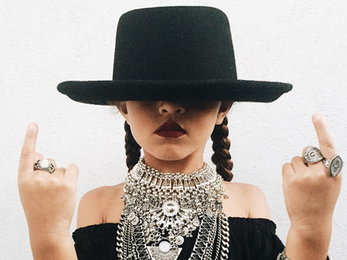 Dziewczynka jak kopia Beyonce