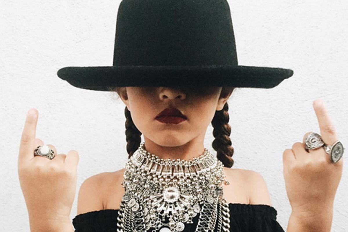 Dziewczynka jak kopia Beyonce