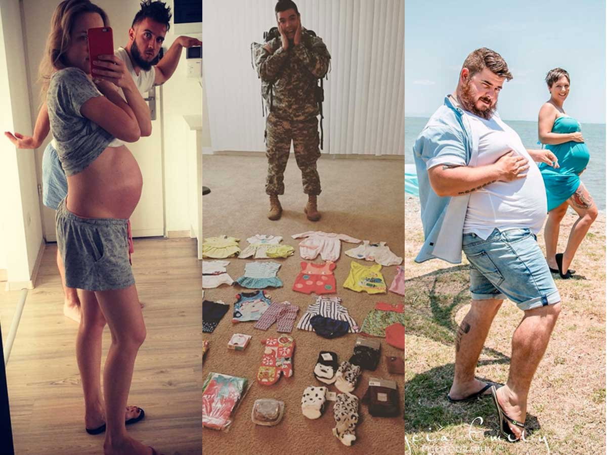 Przyszli ojcowie z Instagrama