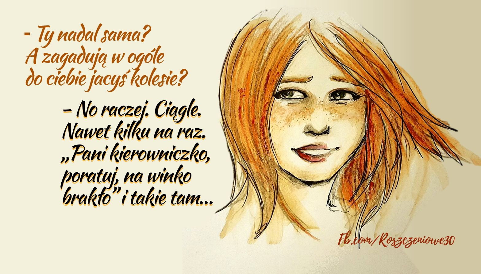 Kobieta - rysunek