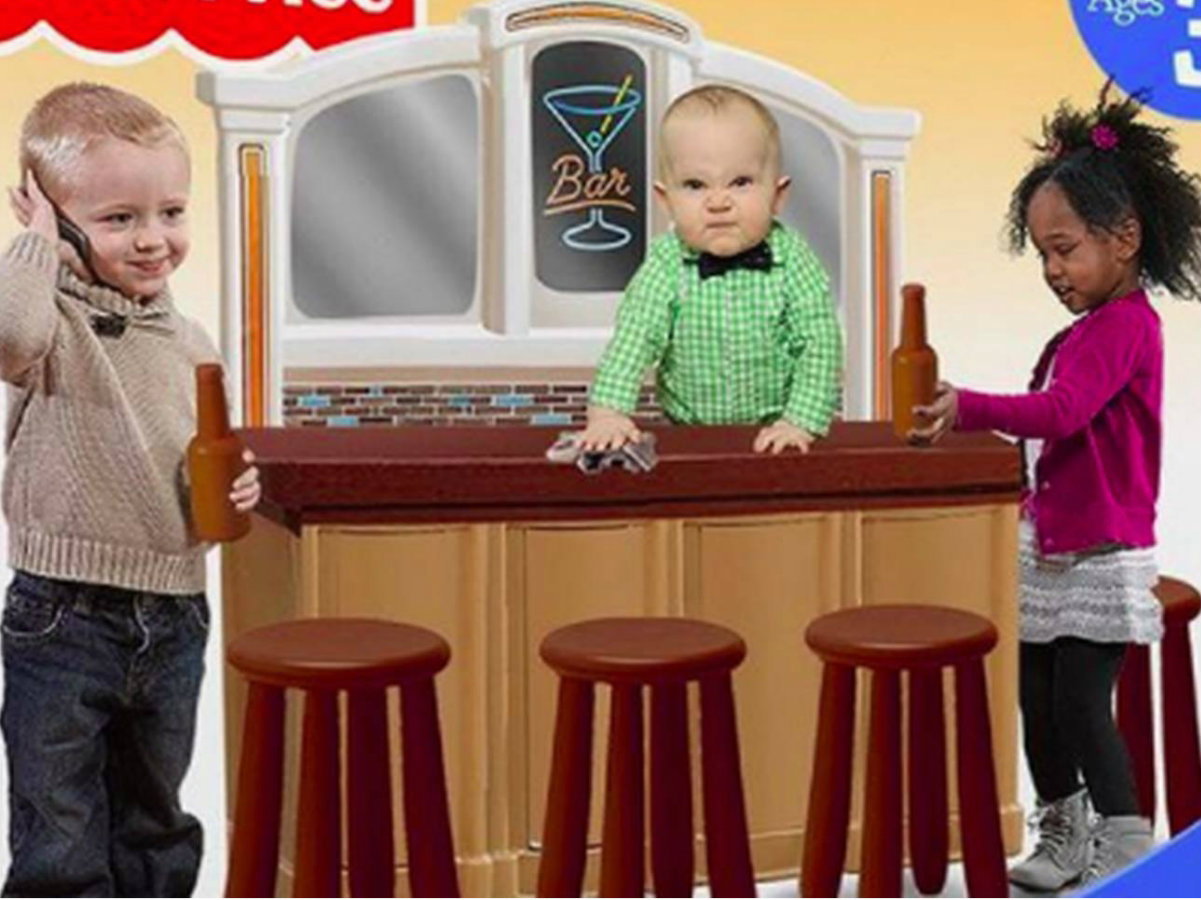 Bar dla dzieci, bar Fisher Price, Happy Hour Playset Fisher Price