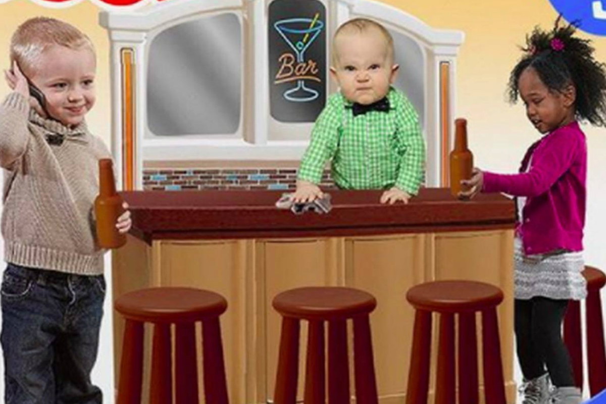 Bar dla dzieci, bar Fisher Price, Happy Hour Playset Fisher Price