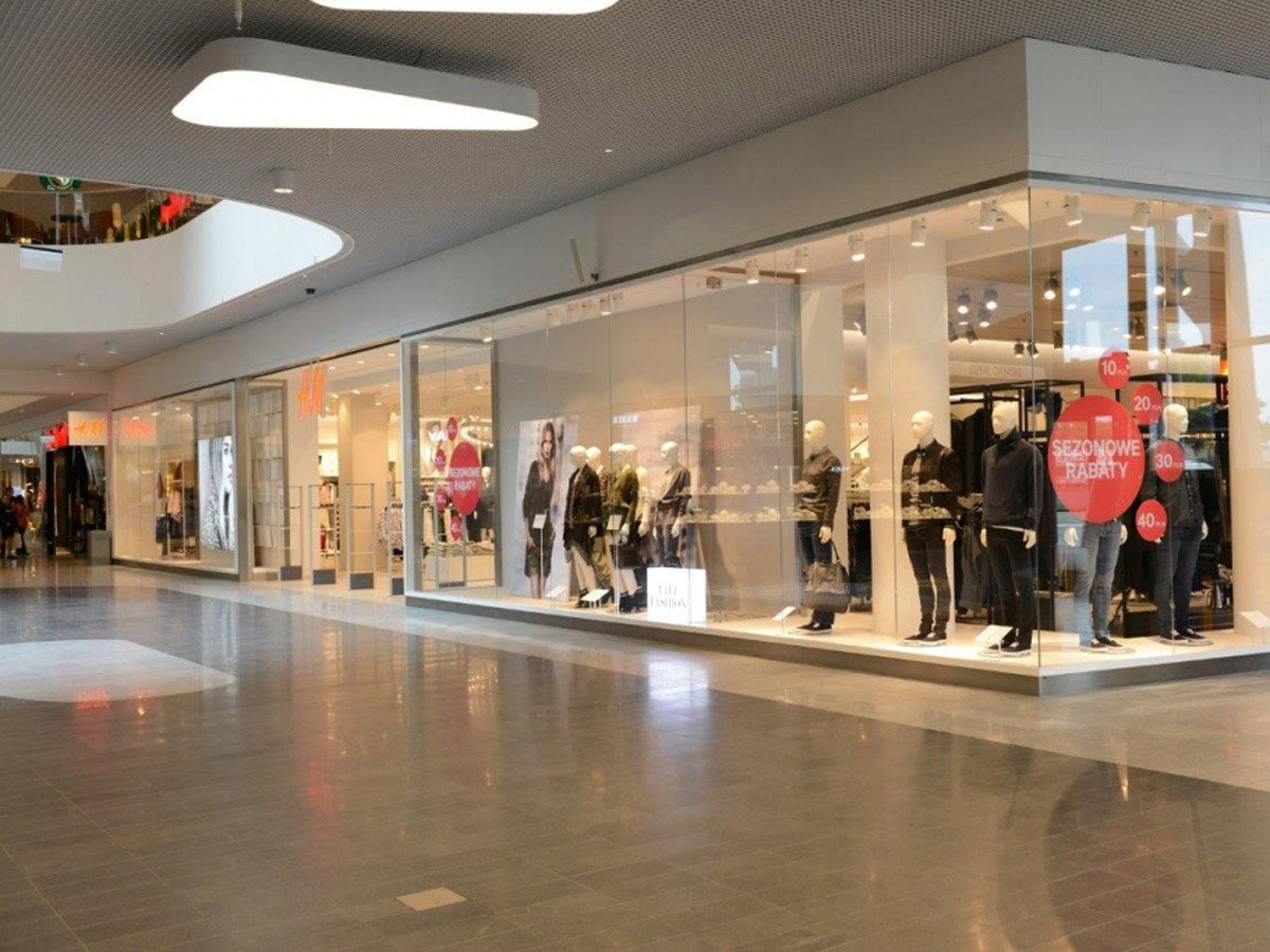centrum handlowe, ubrania