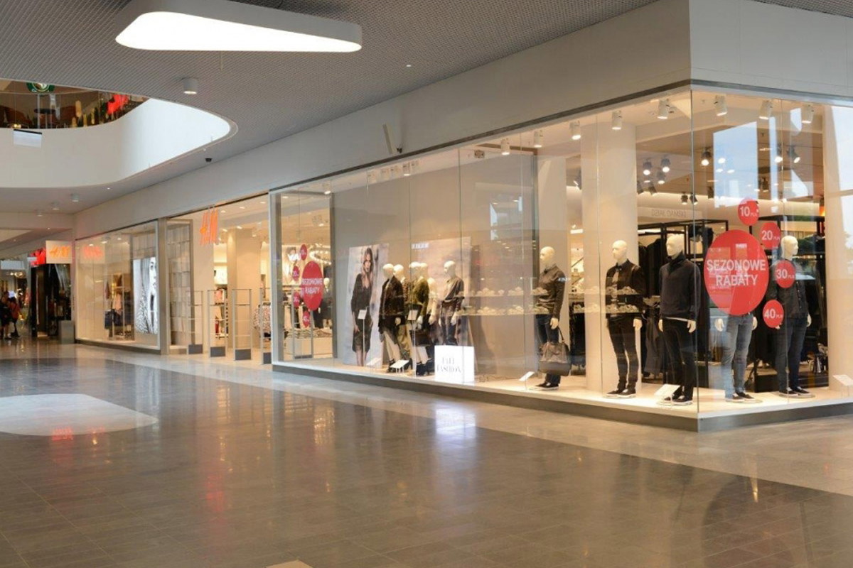 centrum handlowe, ubrania