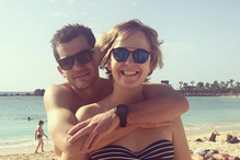Otylia Jedrzejczak w ciąży - zdjęcie w bikini
