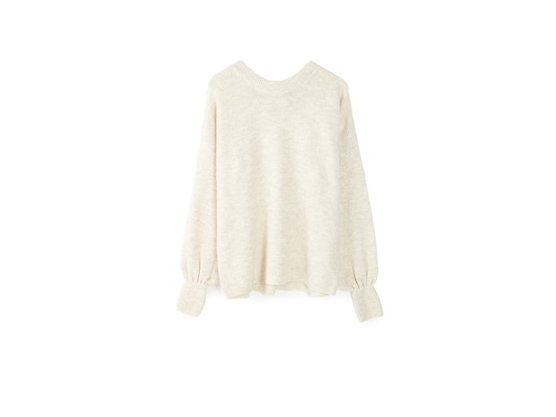 kremowy sweter Stradivarius 99,90 zł