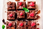 brownie z owocami