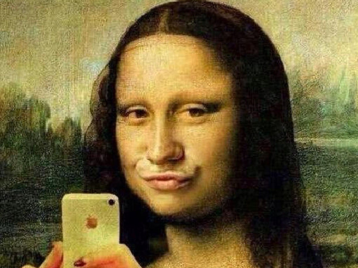 Mona Lisa Selfie