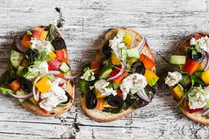 bruschetta z oliwkami