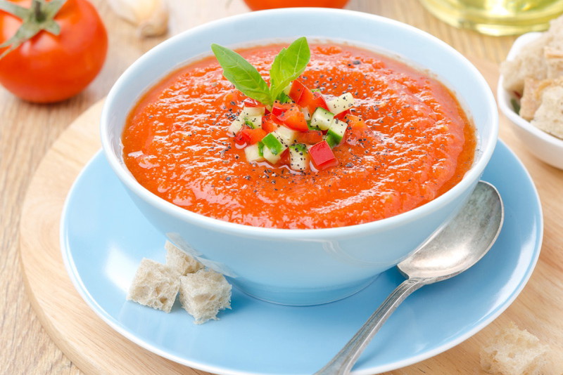 gazpacho, zupa pomidorowa