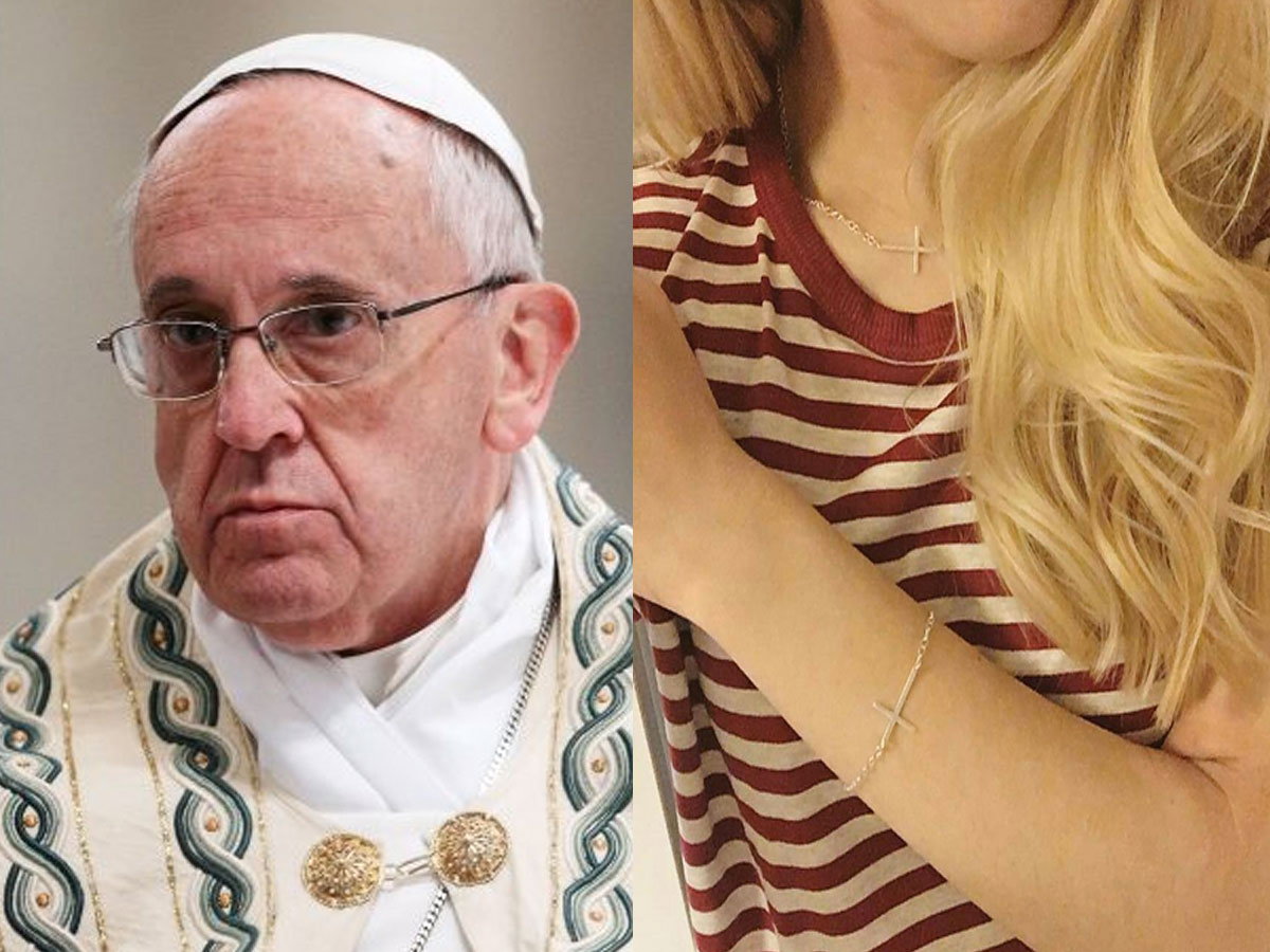 Papież Franciszek o noszeniu krzyżyka