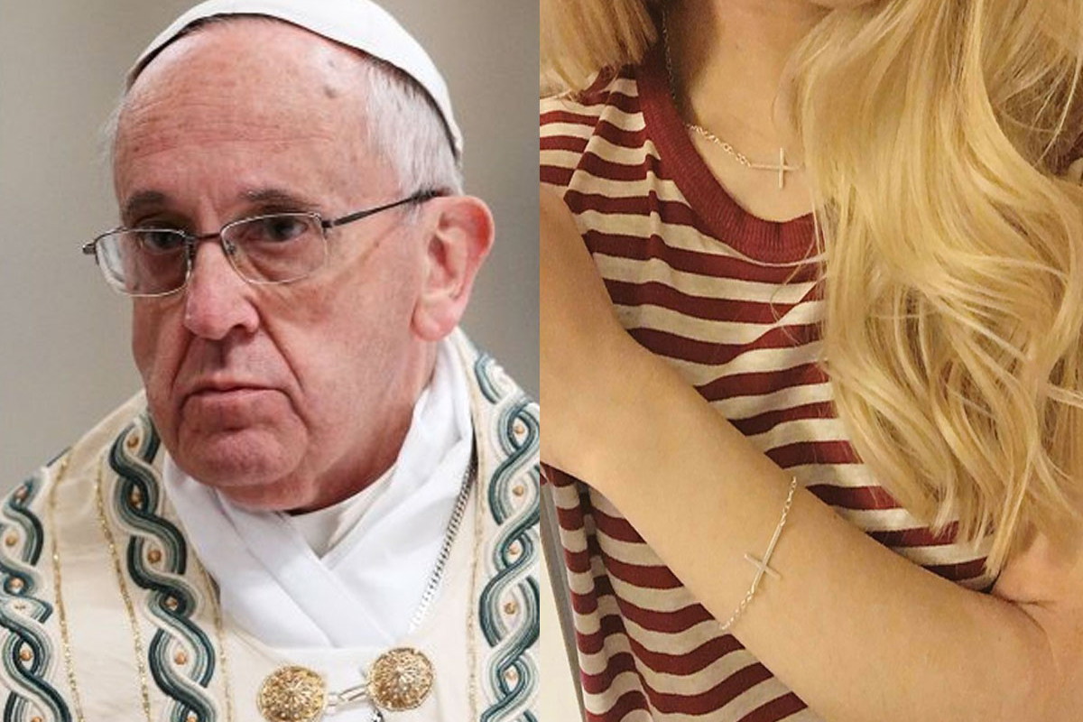 Papież Franciszek o noszeniu krzyżyka