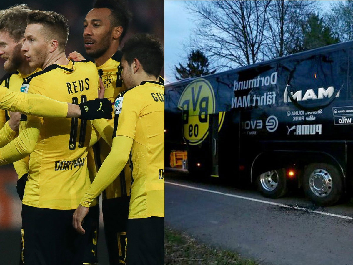 Autokar piłkarzy Borussii Dortmund