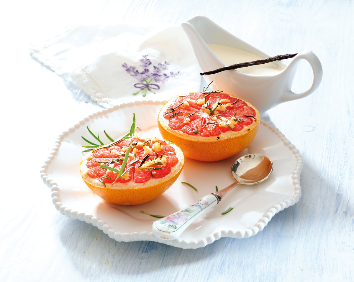 Pieczone grejpfruty