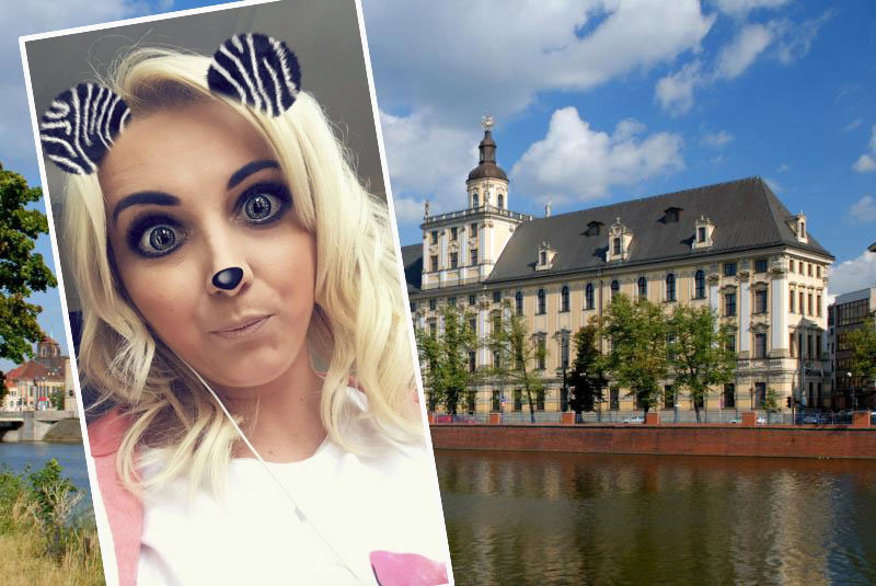 Uniwersytet we Wrocławiu kontra zdjęcia ze Snapchata