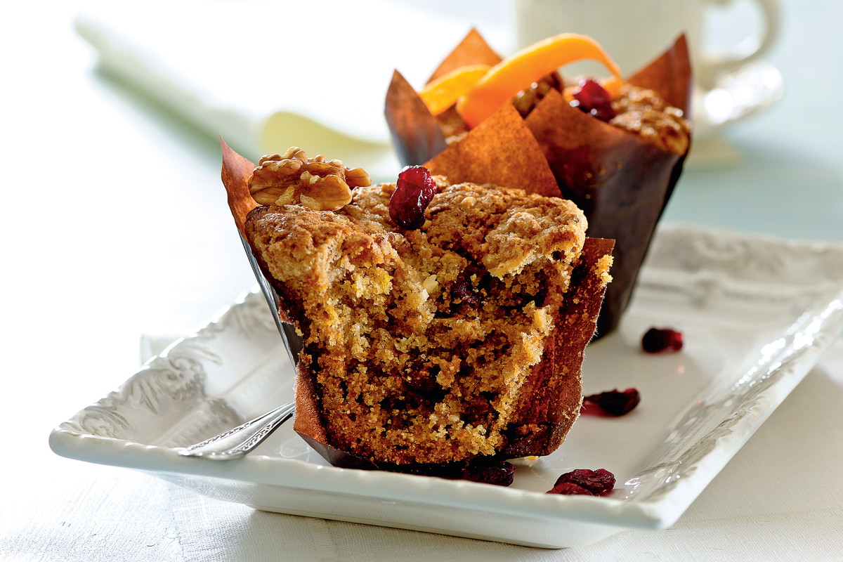 Muffiny z żurawiną i orzechami włoskimi 4/4