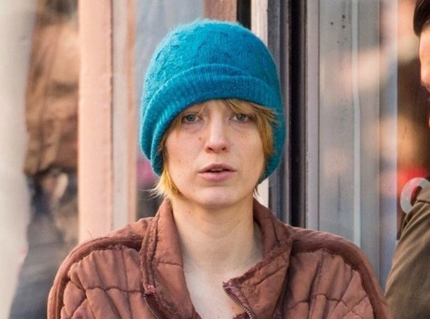 Blake Lively na planie filmu The Rythym Section