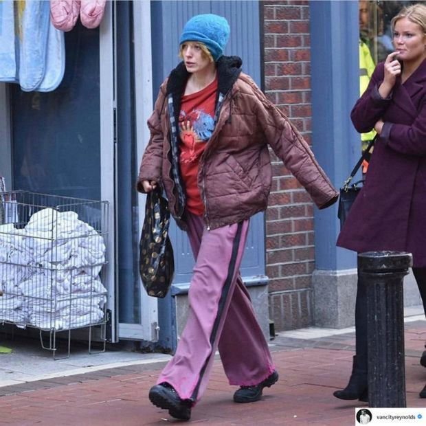 Blake Lively na planie filmu The Rythym Section
