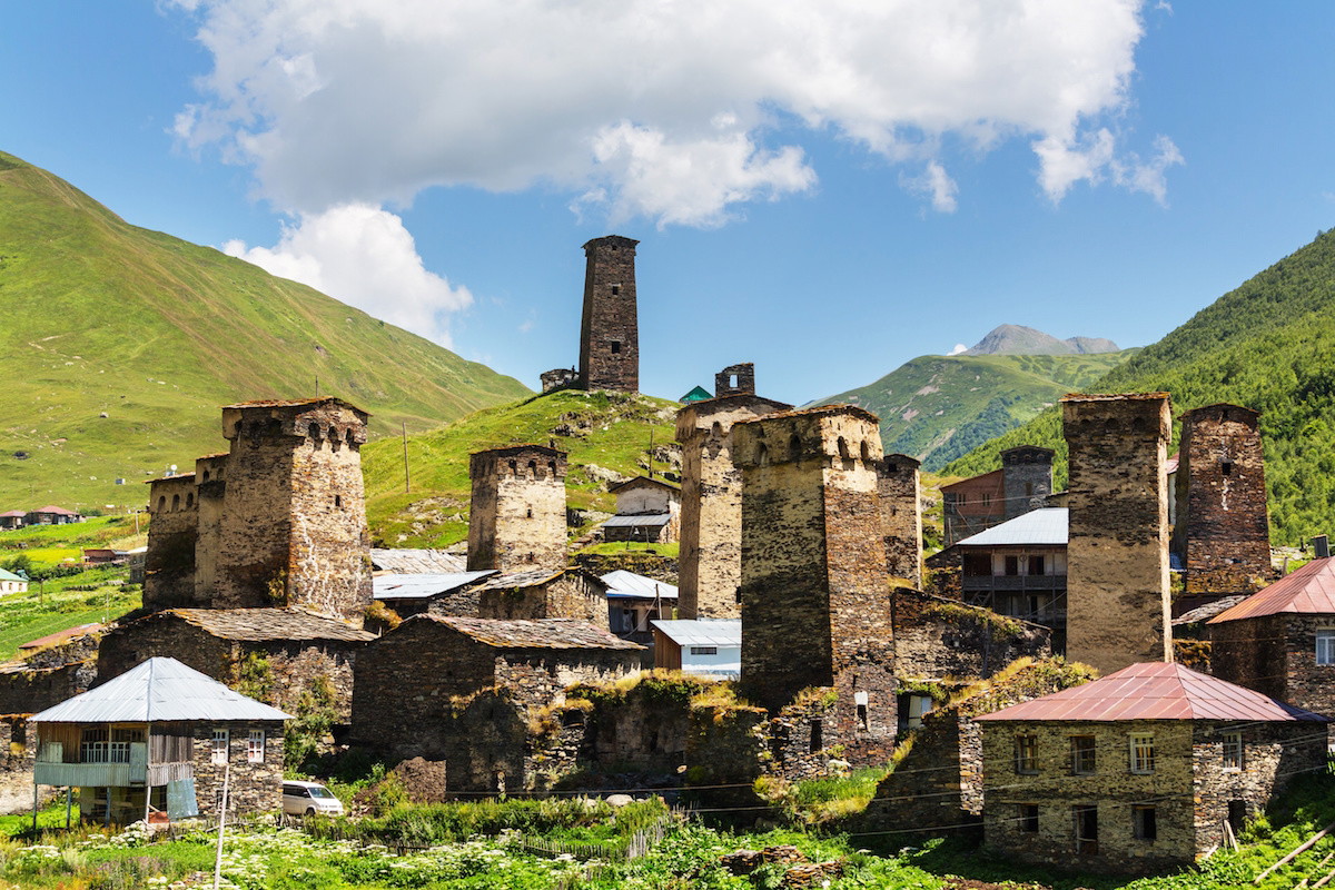 Uszguli, Swanetia, Gruzja