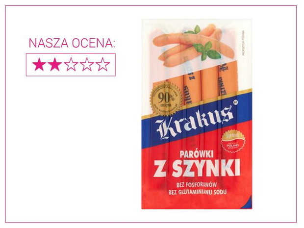parowki-z-szynki-krakus-opakowanie-i-ocena-2-gwiazdki-test-parowek-z-szynki-2407256-915cb87
