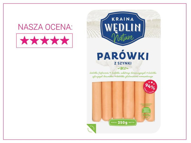 parowki-z-szynki-kraina-wedlin-opakowanie-i-ocena-5-gwiazdek-test-parowek-z-szynki-2407255-80120f5