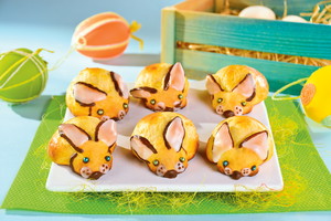 Drożdżowe zajączki (danie wielkanosne)