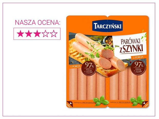 parowki-z-szynki-tarczynski-opakowanie-i-ocena-3-gwiazdki-test-parowek-z-szynki-2407262-5d12f78