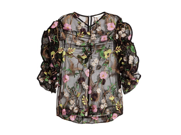Bluzka w kwiaty H&M, cena, ok. 149,90 zł