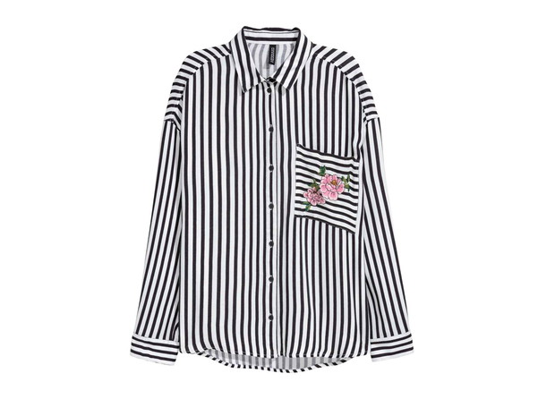 Koszula w paski H&M, cena, ok. 99,90 zł