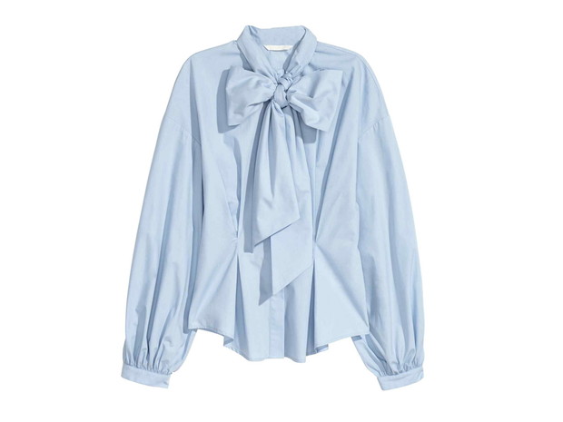 Niebieska koszula H&M, cena, ok. 79,90 zł