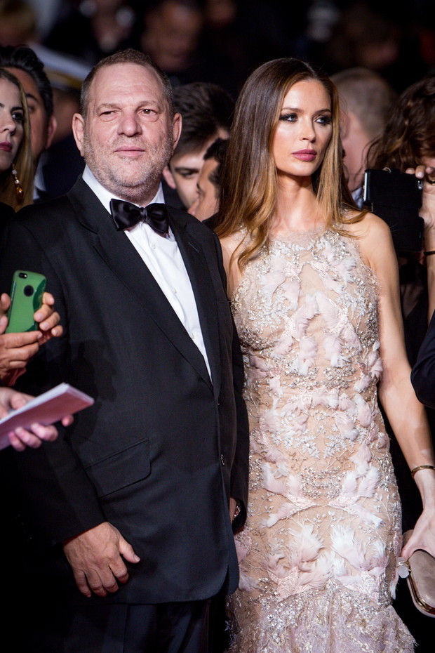 Harvey Weinstein z żoną Georginą Chapman