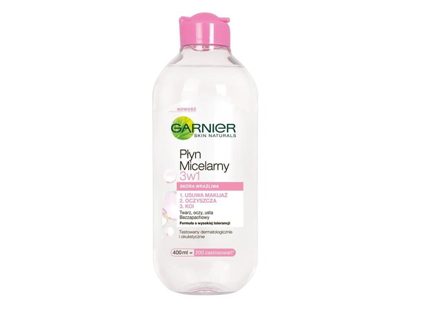 Płyn micelarny do cery wrażliwej Garnier, cena, ok. 18,99 zł