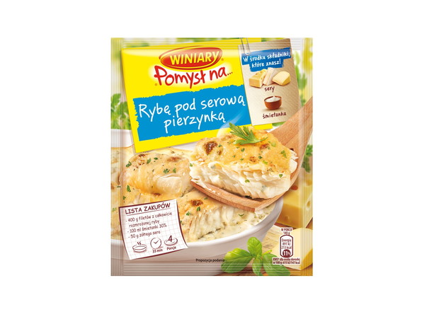 Pomysł na... rybę pod serową pierzynką, Winiary