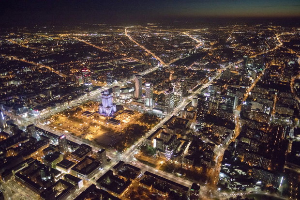 Warsaw On Air - wyjątkowe zdjęcia Warszawy z wysokości nawet 3500 metrów