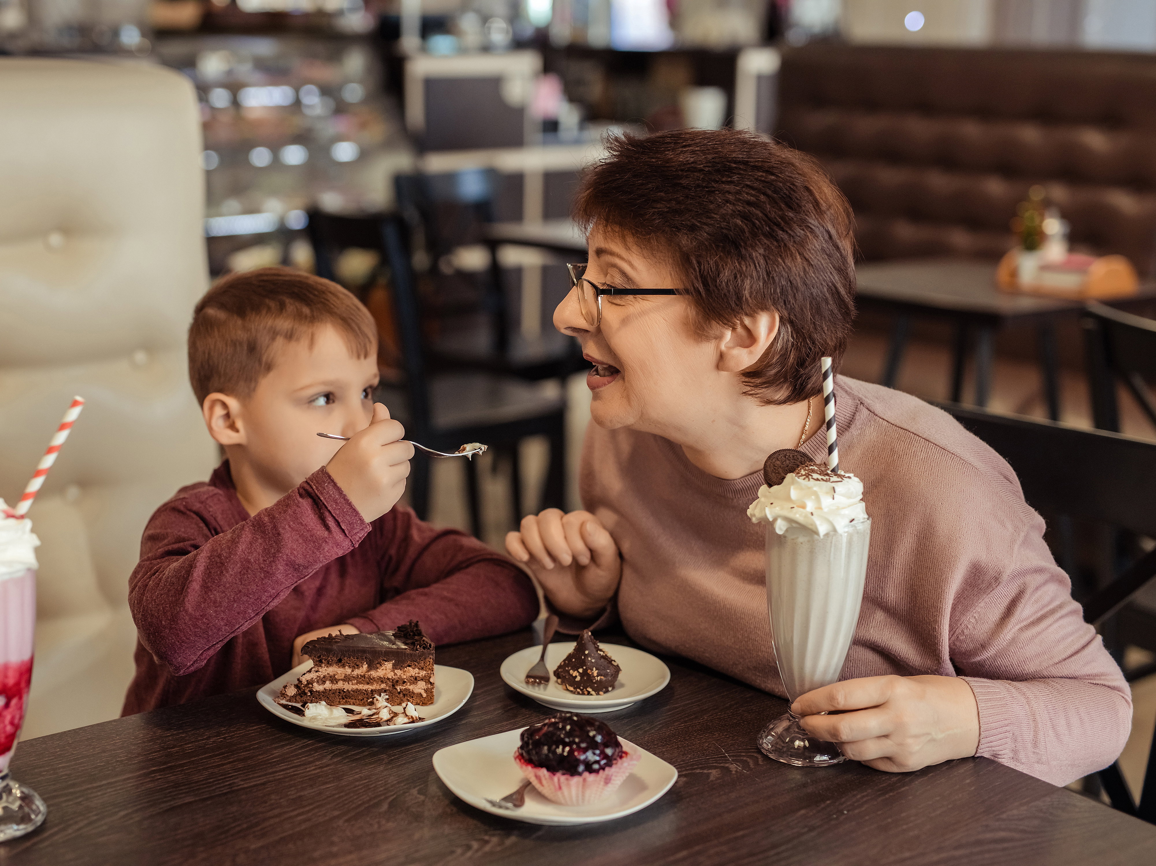 Babcia i wnuczek