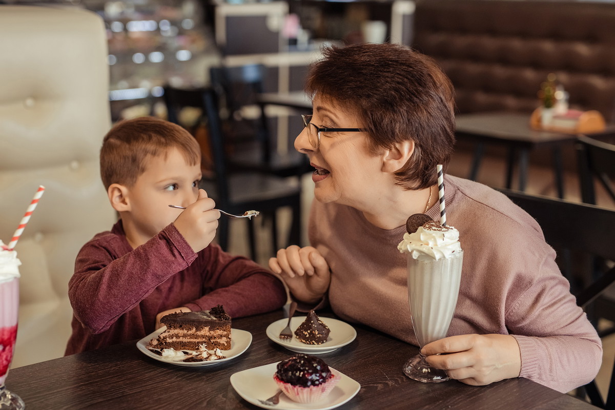Babcia i wnuczek