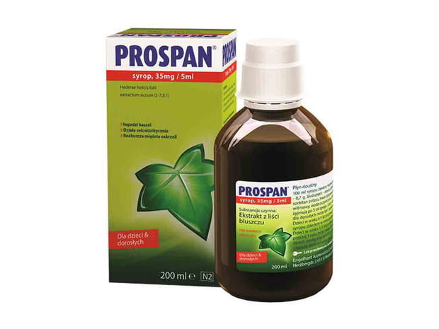 Syrop na kaszel mokry, Prospan