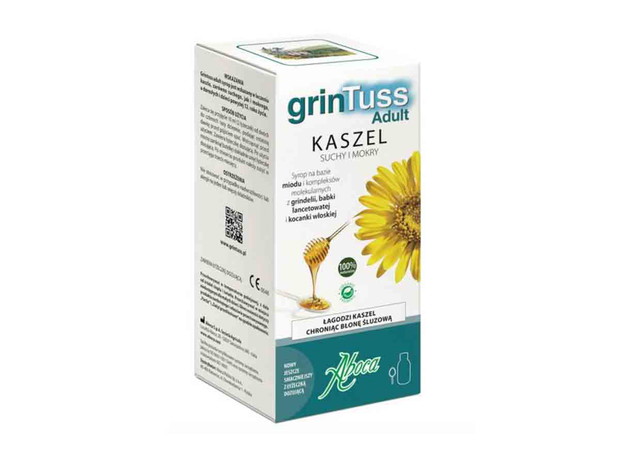 Syrop na kaszel suchy i mokry, GrinTuss