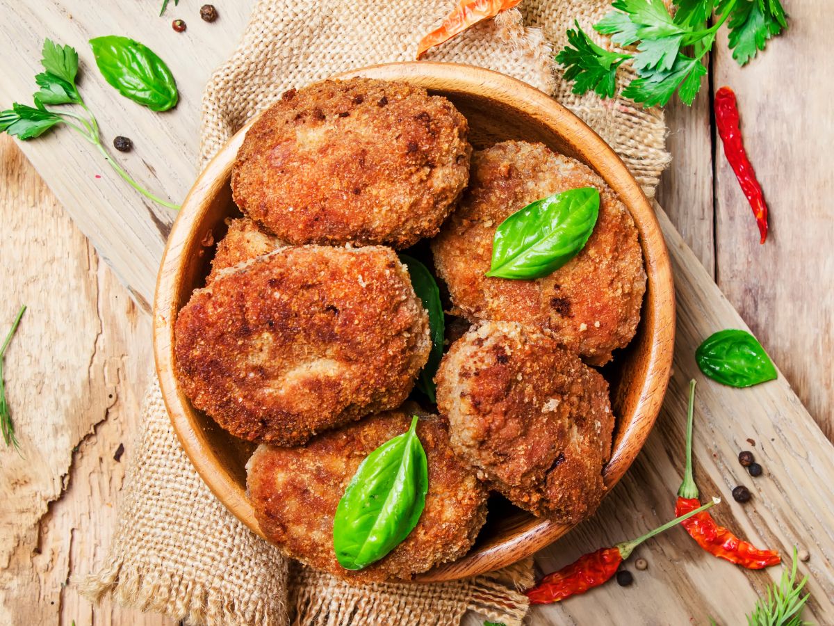 keto kotlety - mięsne, warzywne, rybne