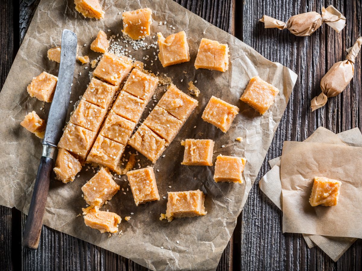 keto krówki - niskowęglowodanowe przepisy