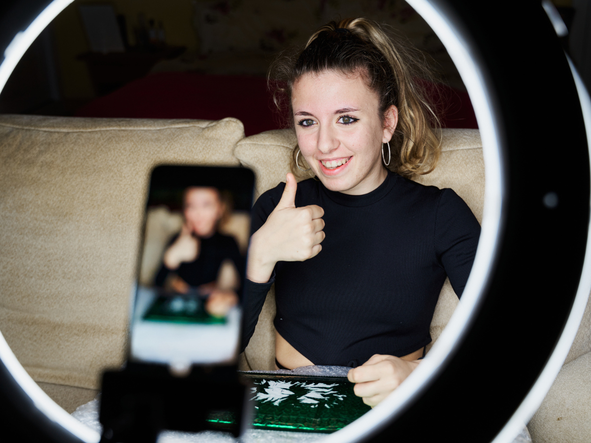 dziewczyna influencerka